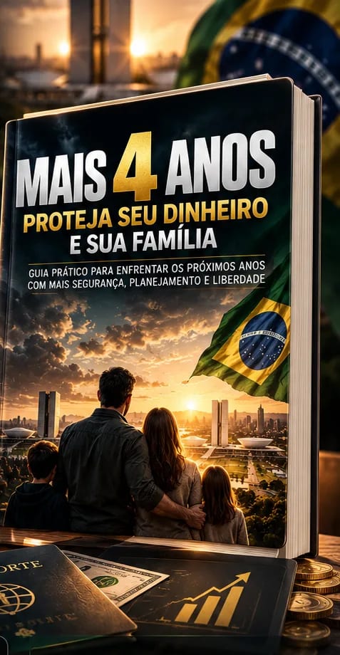 Conteúdo do e-book Mais 4 Anos: Proteja Seu Dinheiro e Sua Família